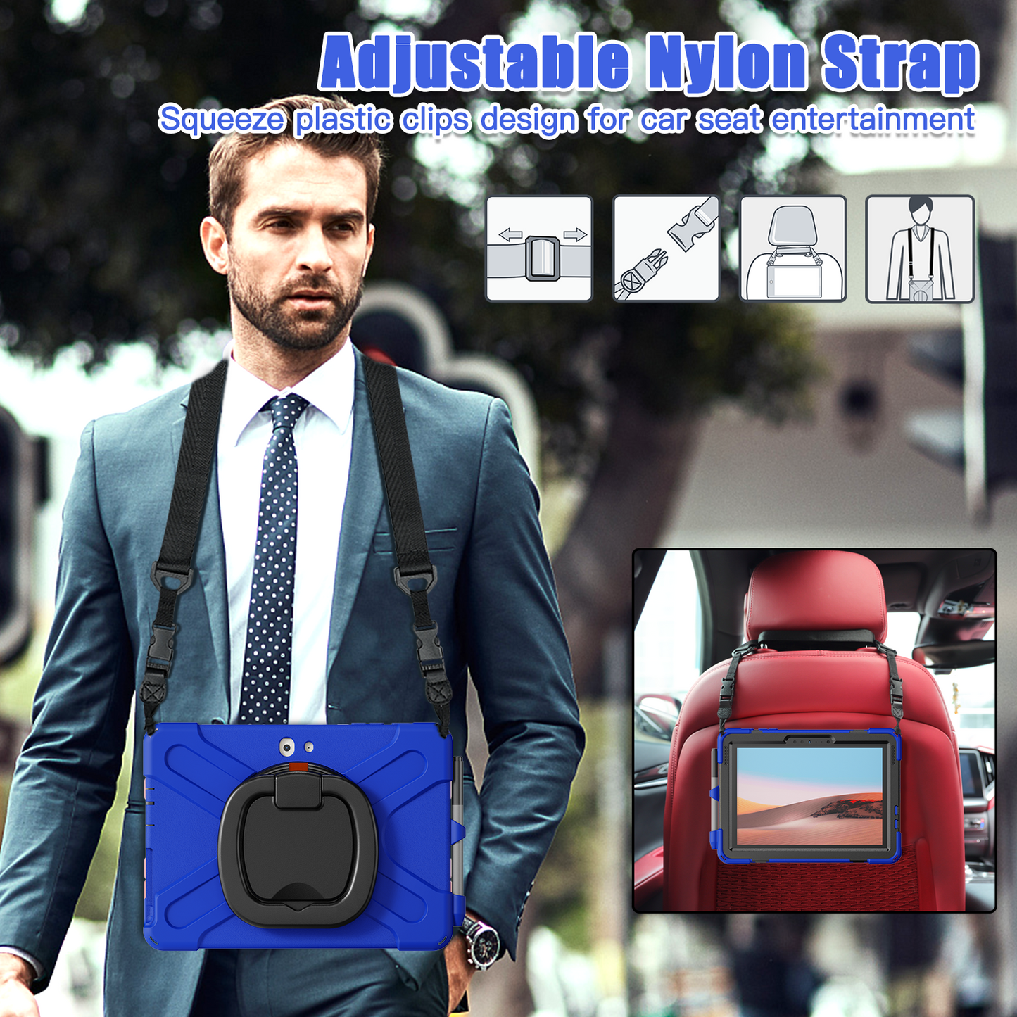 Pirate Box Surface Go 2021 Military-grade Drop Protection Cover