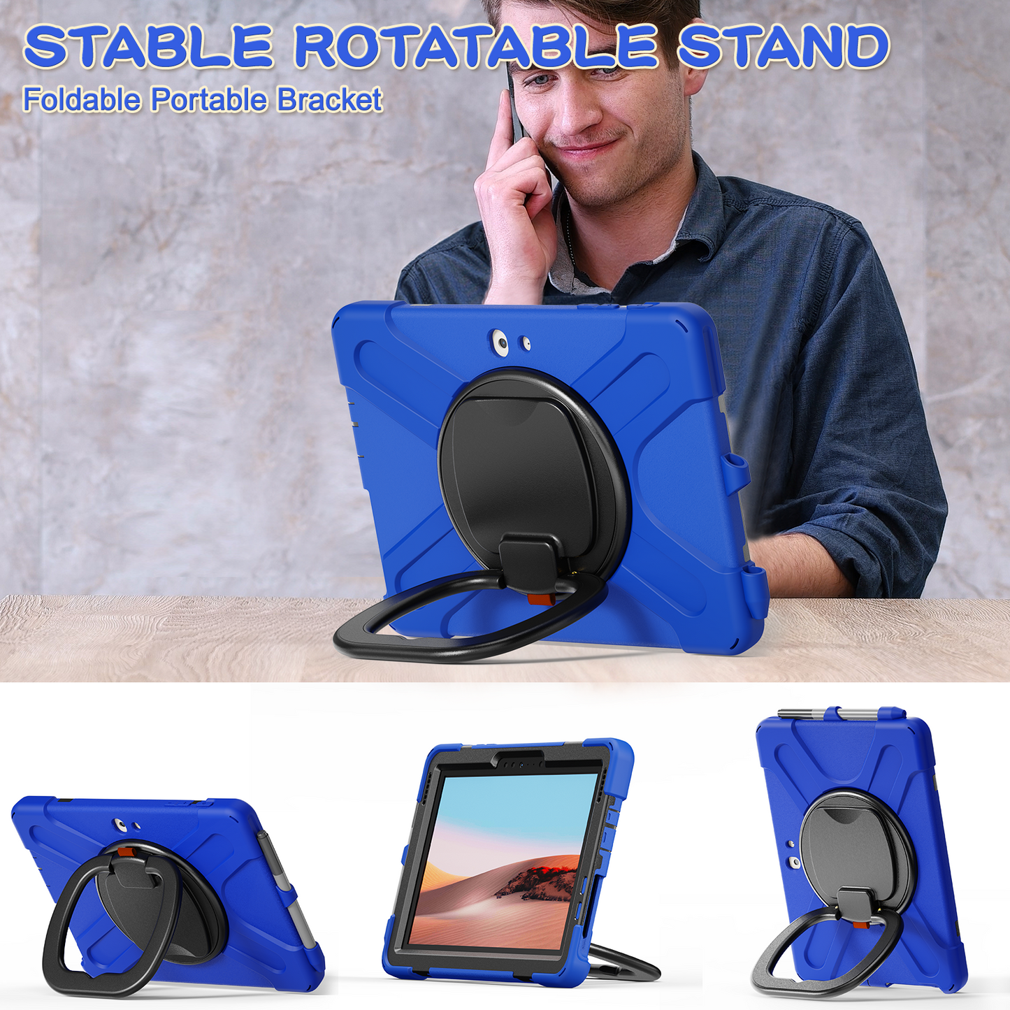 Pirate Box Surface Go 2021 Military-grade Drop Protection Cover