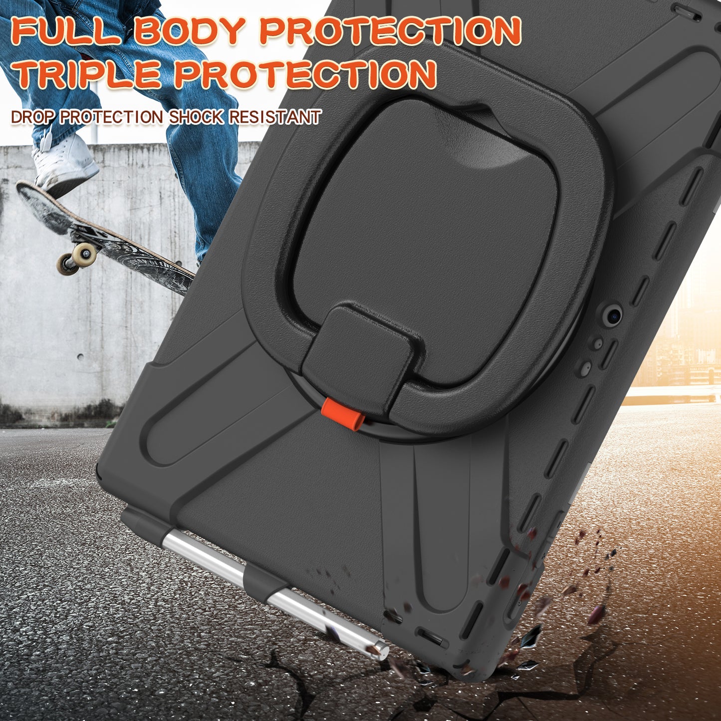 Pirate Box Surface Pro 5 Military-grade Drop Protection Cover