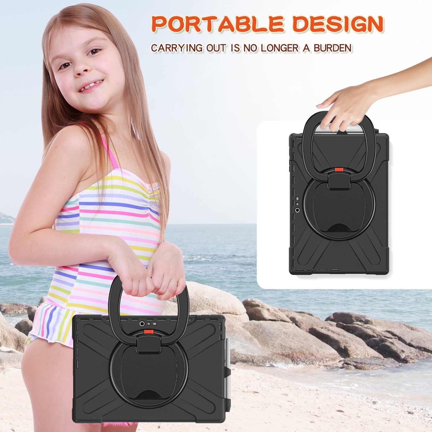 Pirate Box Surface Pro 6 Military-grade Drop Protection Cover