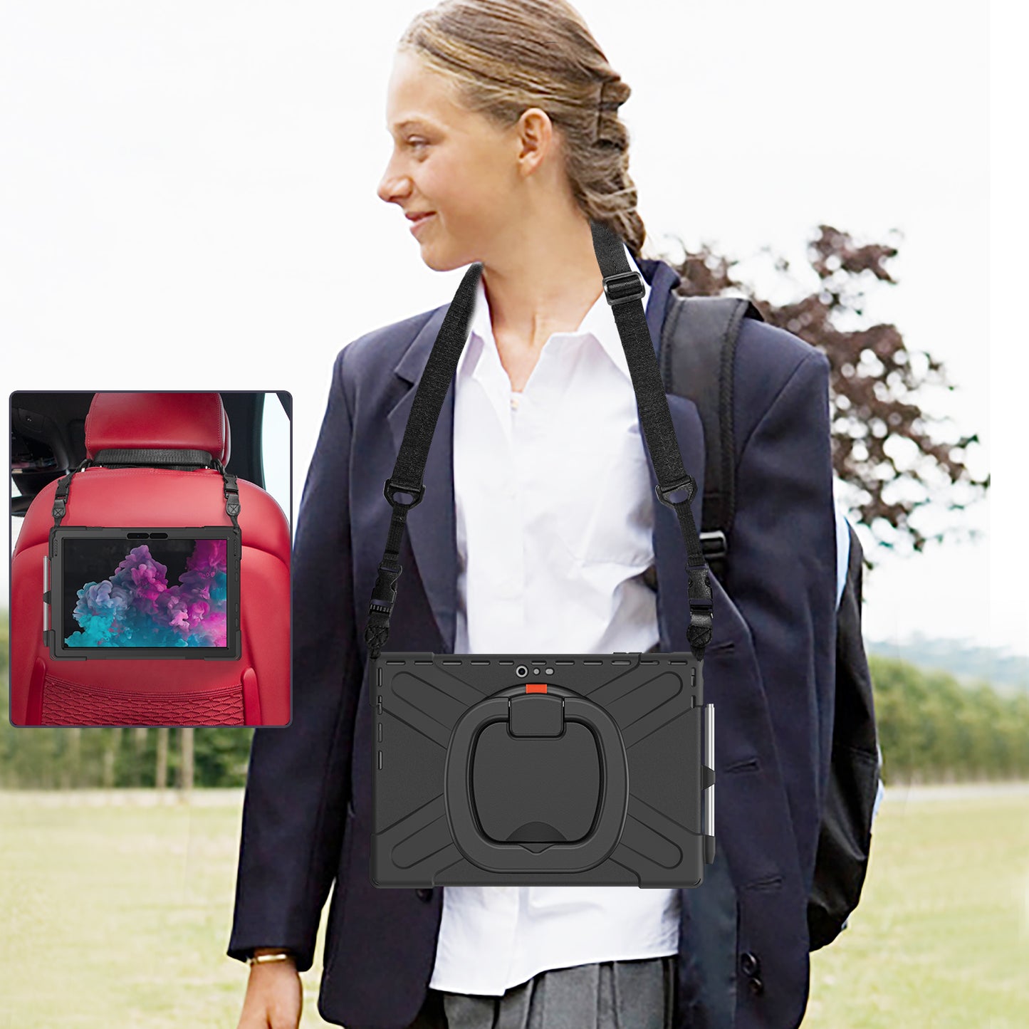 Pirate Box Surface Pro 7 Military-grade Drop Protection Cover