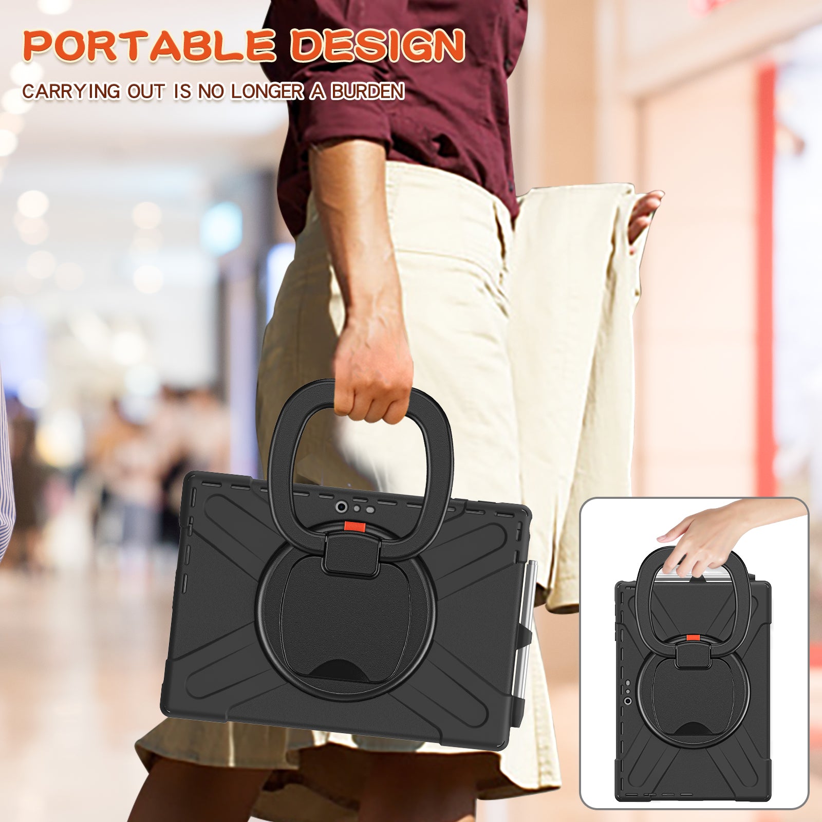Pirate Box Surface Pro 7 Military-grade Drop Protection Cover