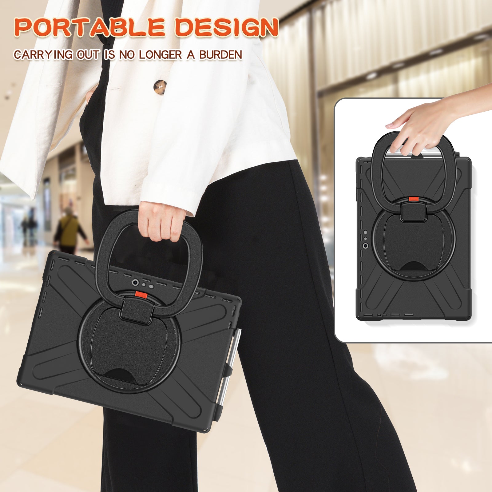 Pirate Box Surface Pro 7 Plus Military-grade Drop Protection Cover