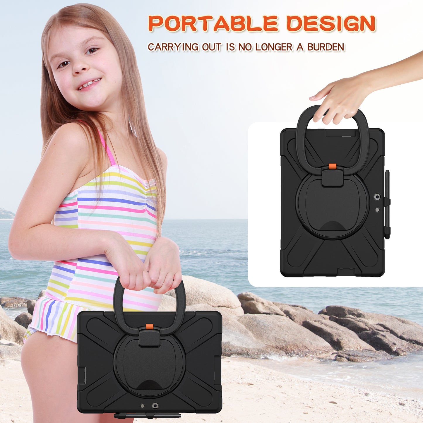 Pirate Box Surface Pro X 2019 Military-grade Drop Protection Cover