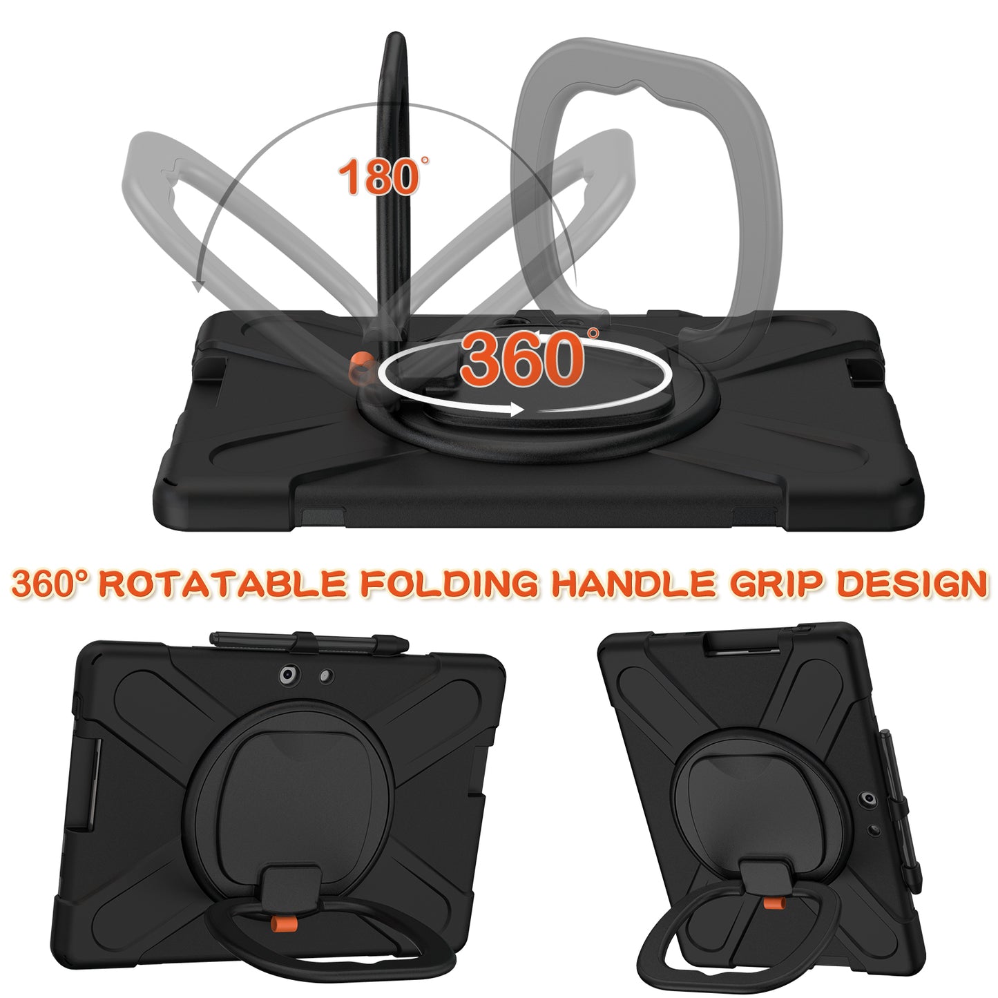 Pirate Box Surface Pro X 2019 Military-grade Drop Protection Cover