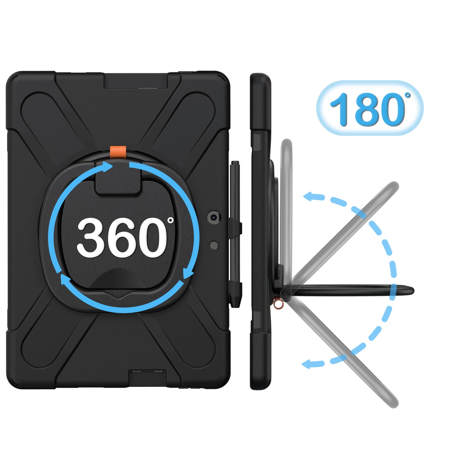 Pirate Box Surface Pro X 2019 Military-grade Drop Protection Cover