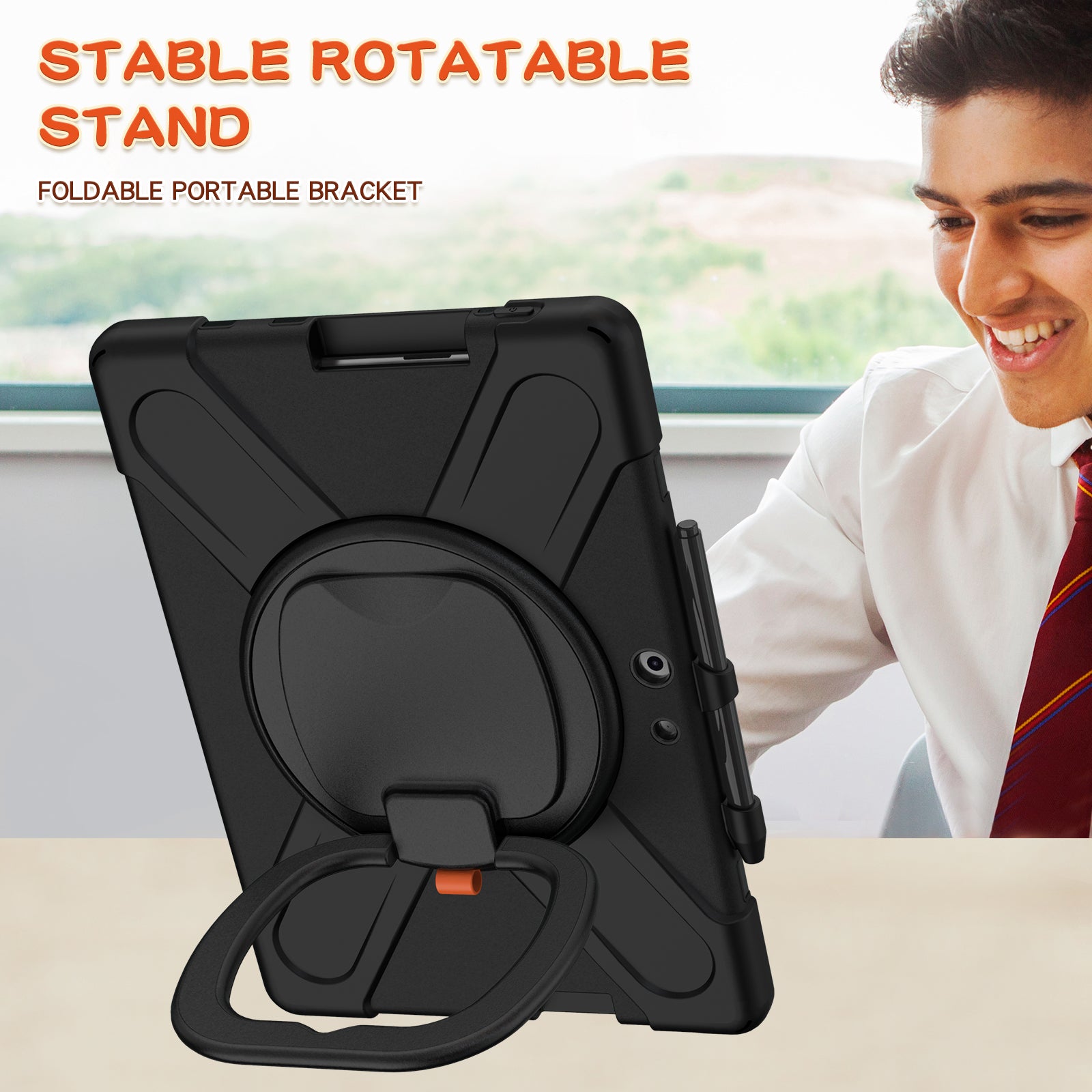 Pirate Box Surface Pro X 2019 Military-grade Drop Protection Cover
