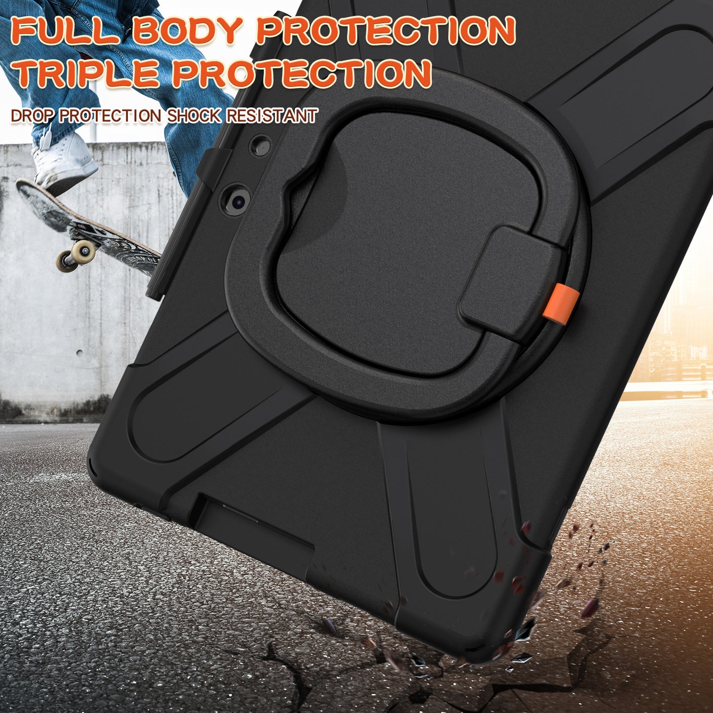 Pirate Box Surface Pro X 2019 Military-grade Drop Protection Cover