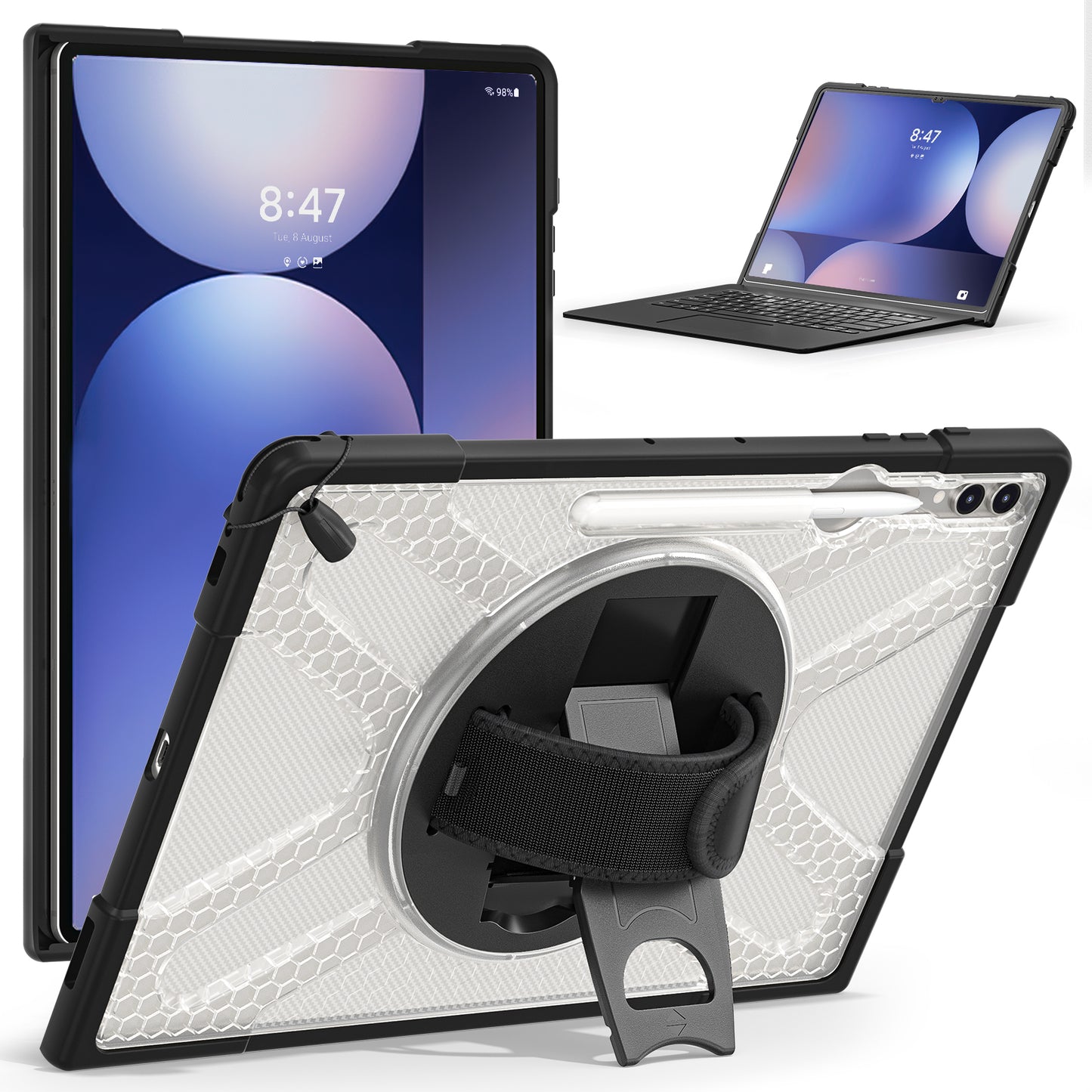 Pirate King Galaxy Tab S10 Ultra Case Heavy Duty Hybrid Protection