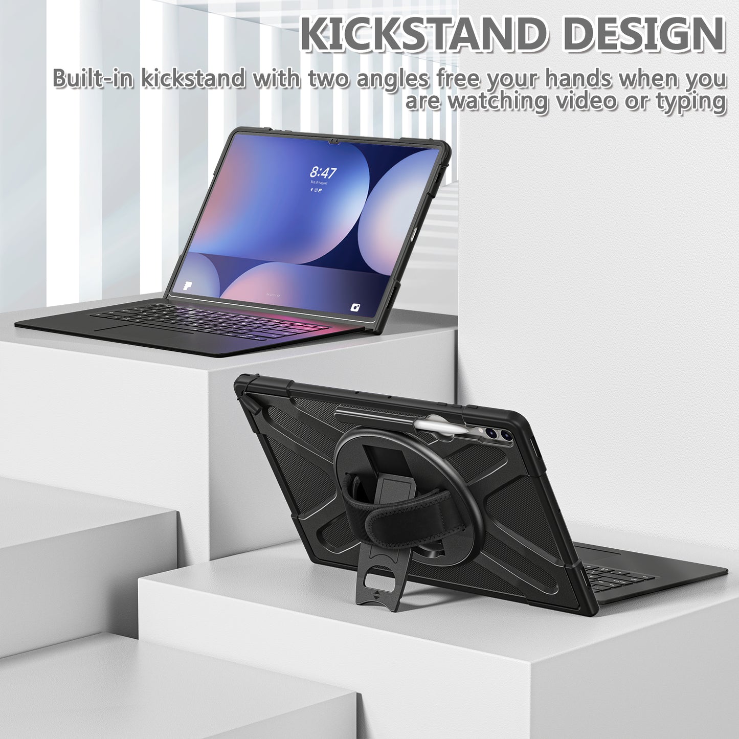 Pirate King Galaxy Tab S10 Ultra Case Heavy Duty Hybrid Protection