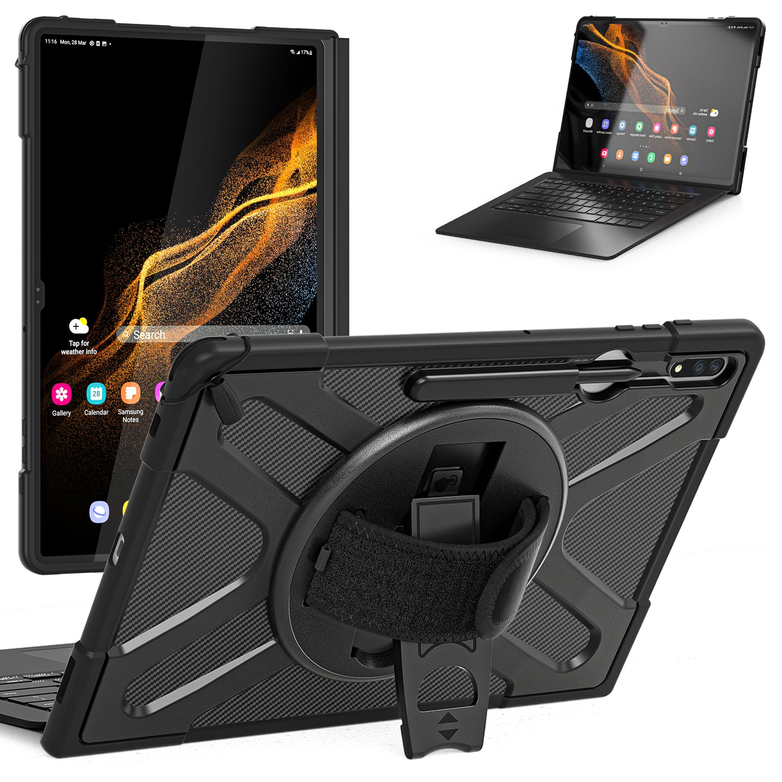 Pirate King Galaxy Tab S8 Ultra Case Heavy Duty Hybrid Protection