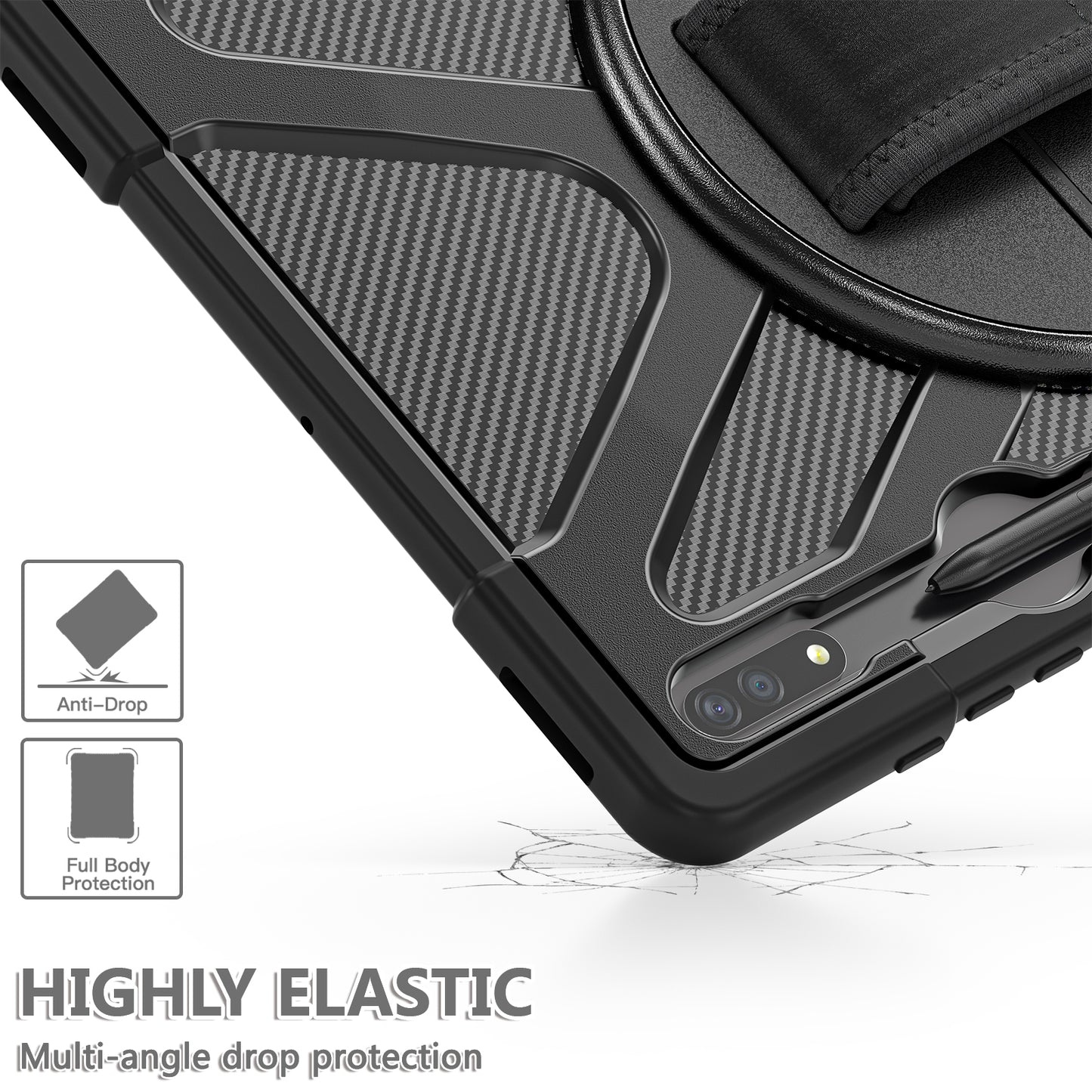 Pirate King Galaxy Tab S8 Ultra Case Heavy Duty Hybrid Protection