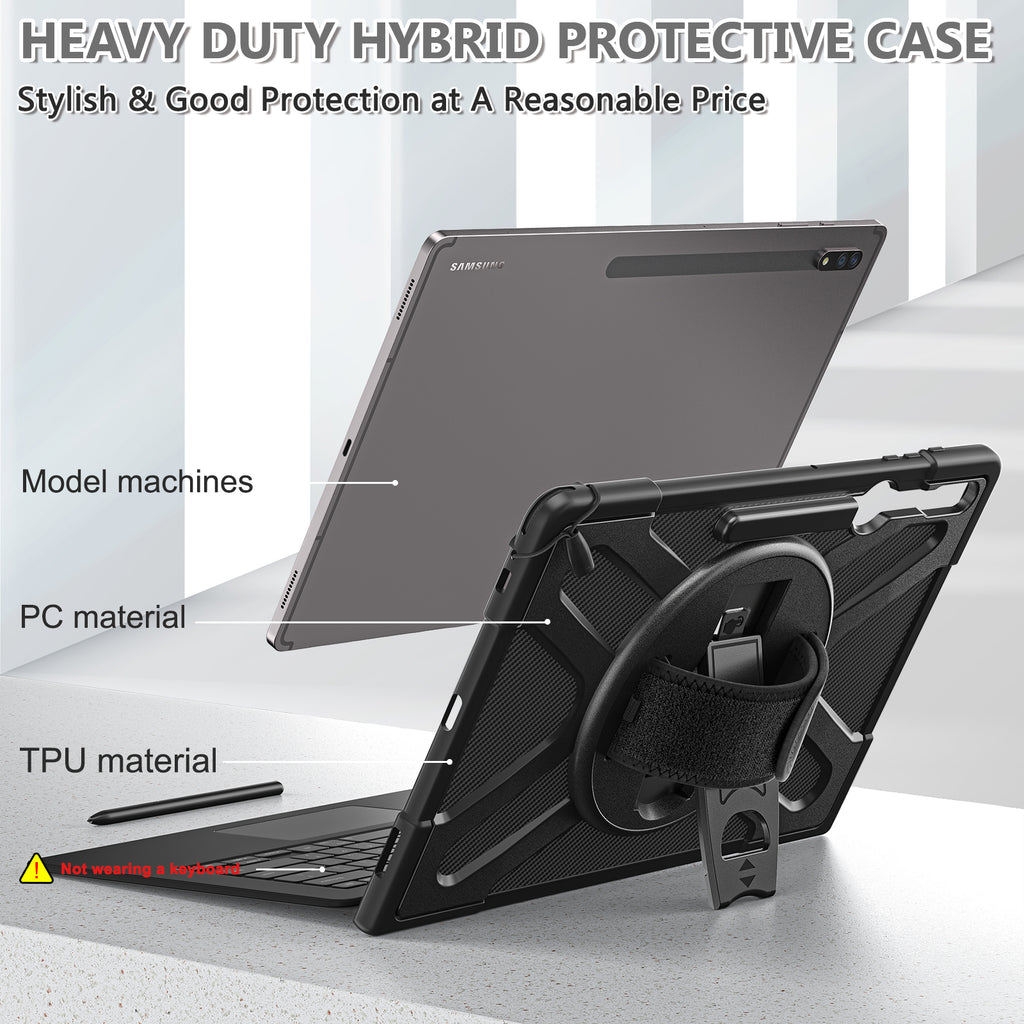 Pirate King Galaxy Tab S8 Ultra Case Heavy Duty Hybrid Protection