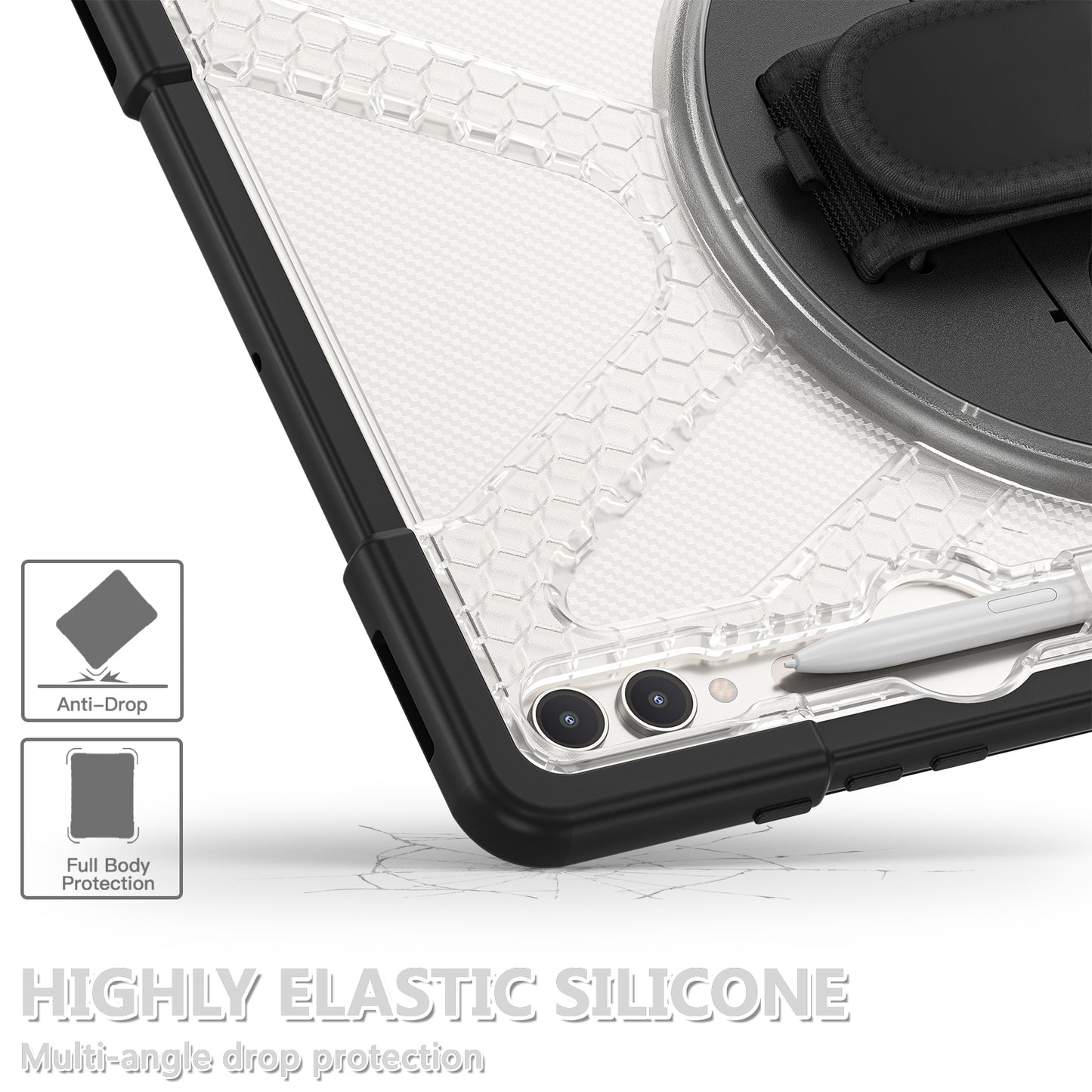 Pirate King Galaxy Tab S9 Ultra Case Heavy Duty Hybrid Protection