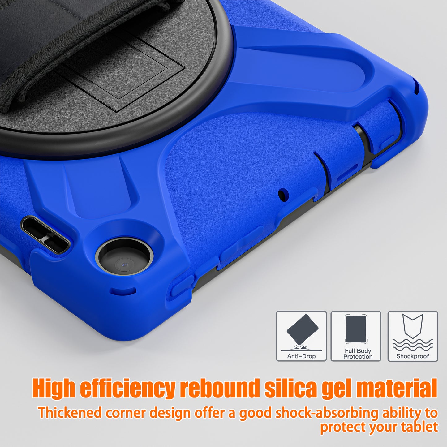 Pirate King Kindle Fire HD8 2022 Heavy Duty Hybrid Protective Case