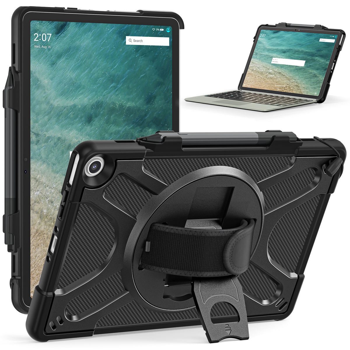Pirate King Kindle Fire Max Case Heavy Duty Hybrid Protection
