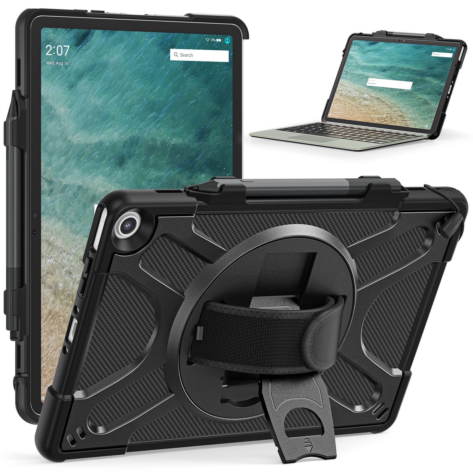 Pirate King Kindle Fire Max Case Heavy Duty Hybrid Protection