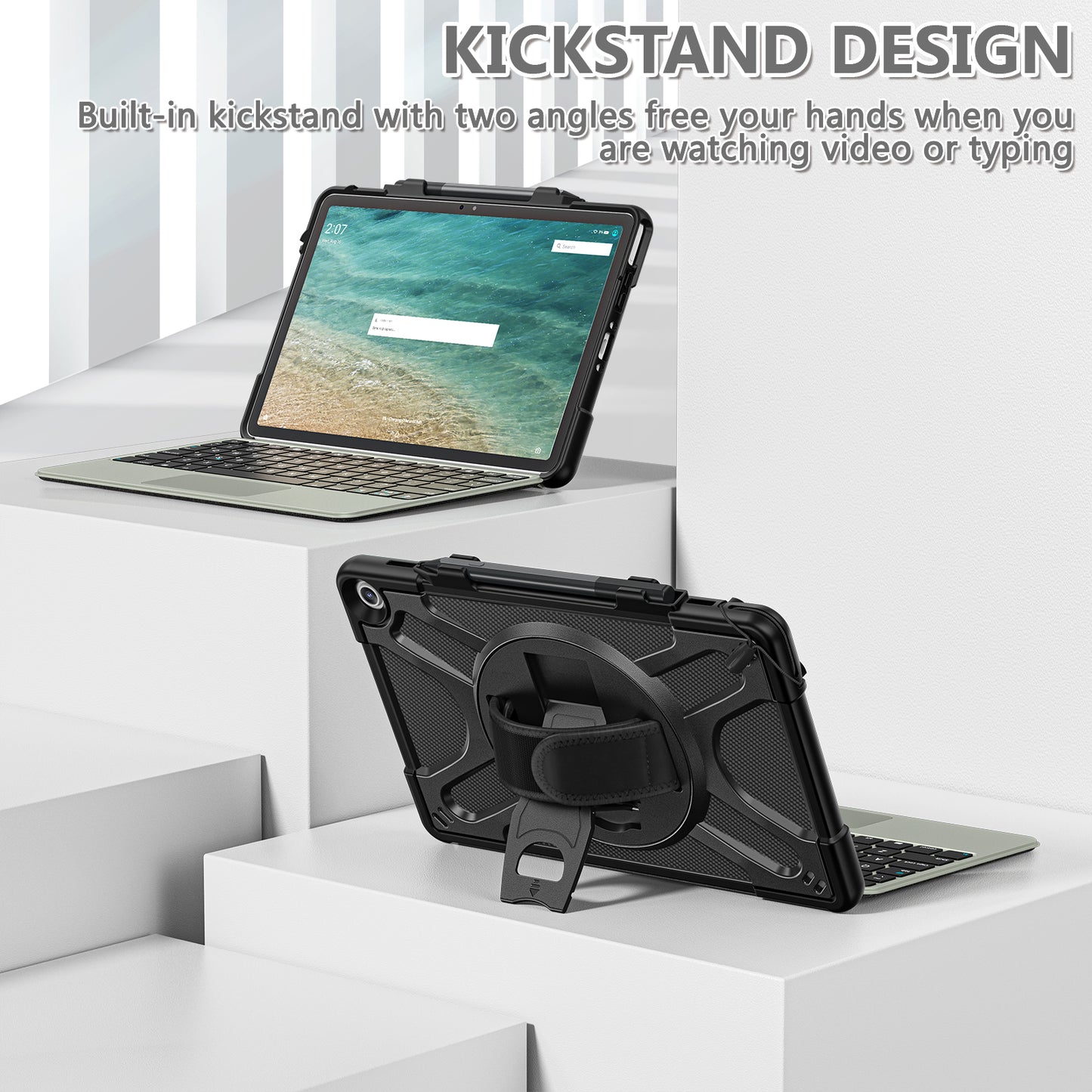 Pirate King Kindle Fire Max Case Heavy Duty Hybrid Protection