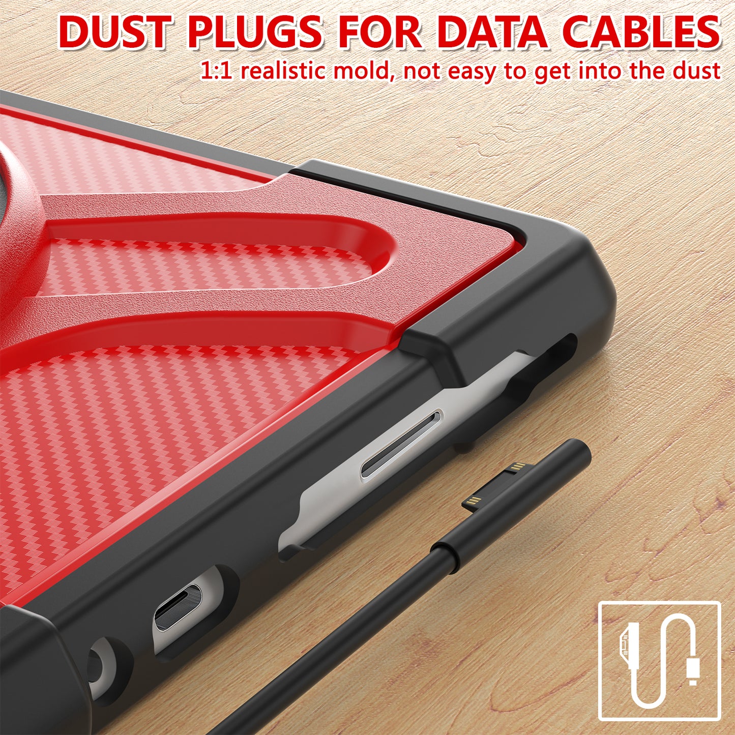 Pirate King Surface Go 2018 Case Heavy Duty Hybrid Protection