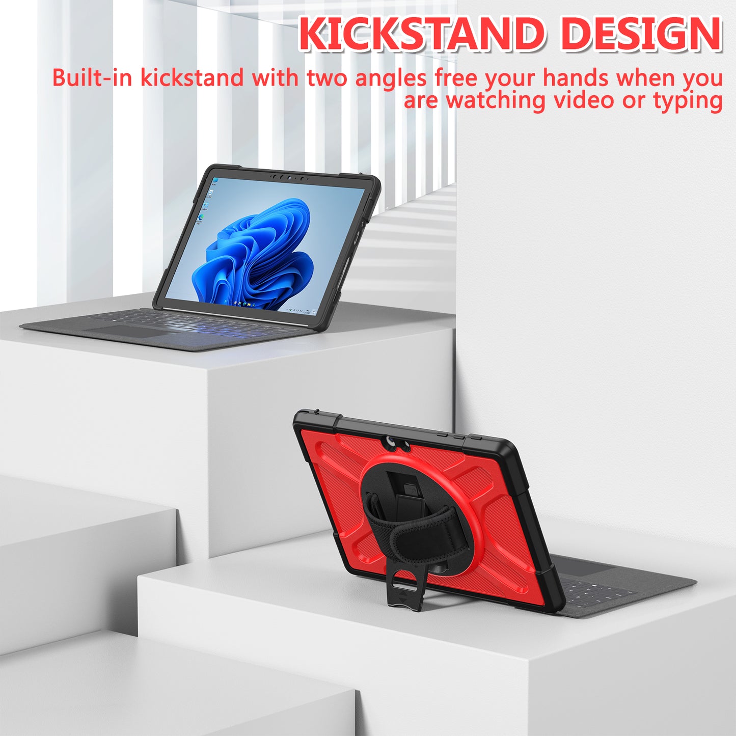 Pirate King Surface Go 2018 Case Heavy Duty Hybrid Protection