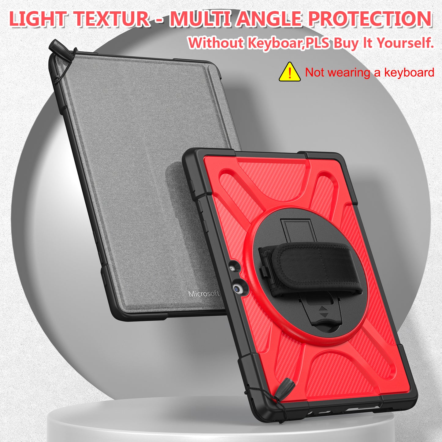 Pirate King Surface Go 2018 Case Heavy Duty Hybrid Protection