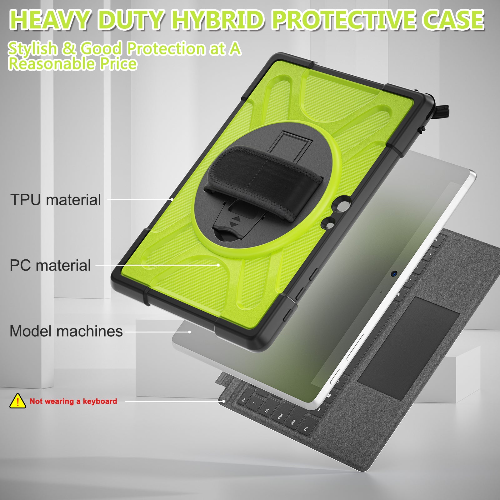 Pirate King Surface Go 2020 Case Heavy Duty Hybrid Protection