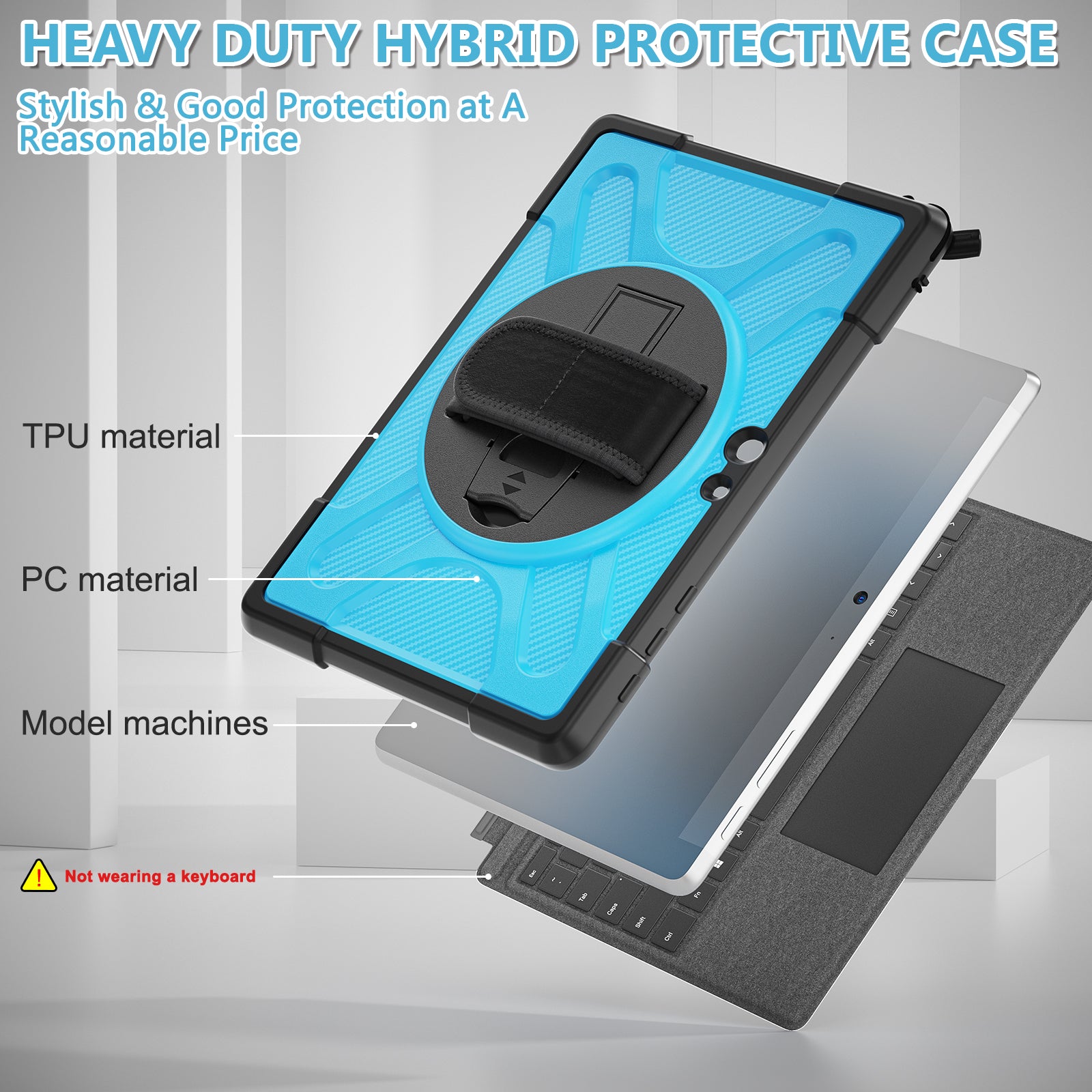 Pirate King Surface Go 2021 Case Heavy Duty Hybrid Protection