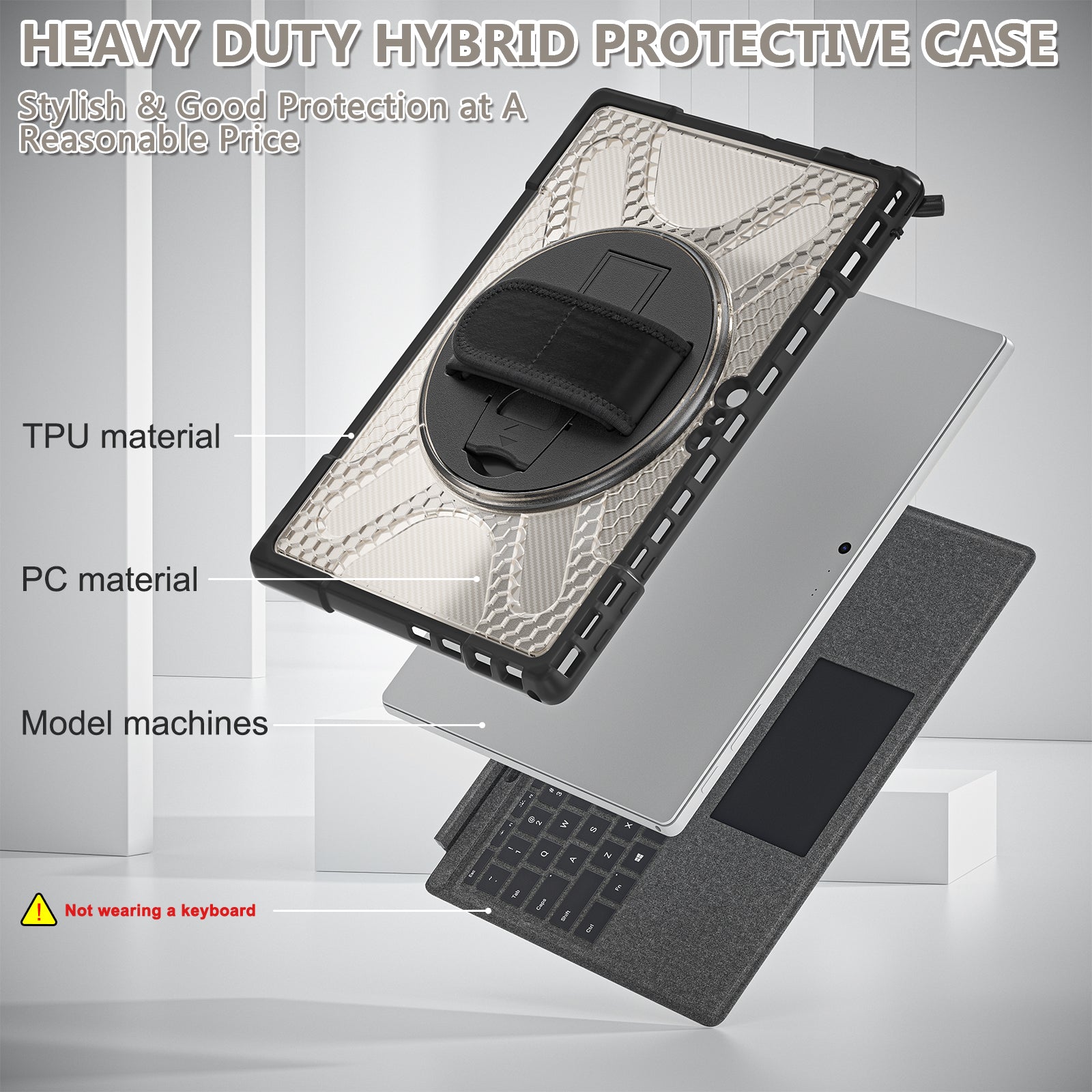 Pirate King Surface Go 2023 Case Heavy Duty Hybrid Protection
