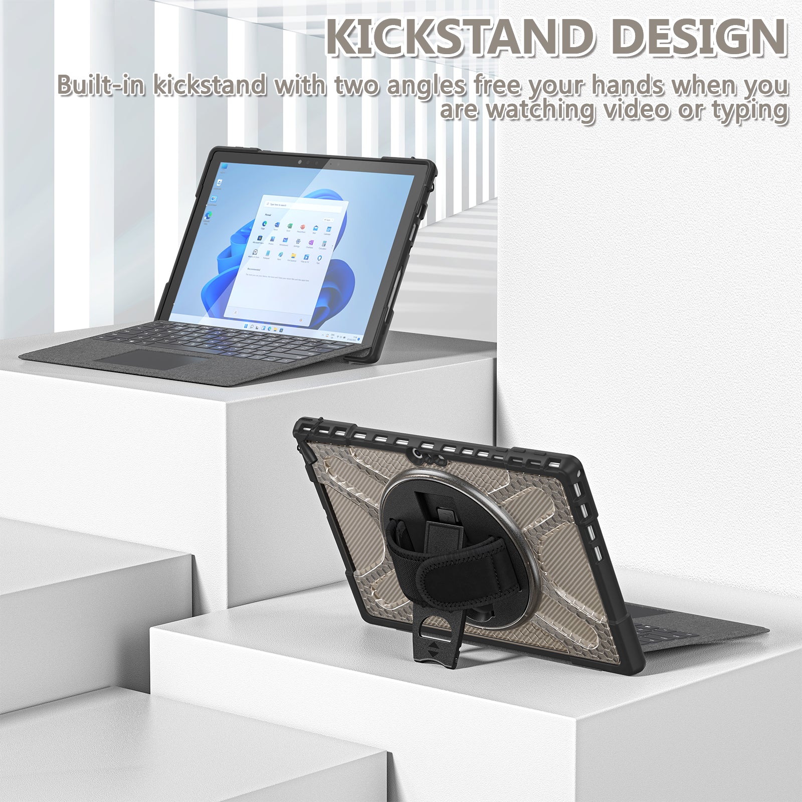 Pirate King Surface Go 2023 Case Heavy Duty Hybrid Protection