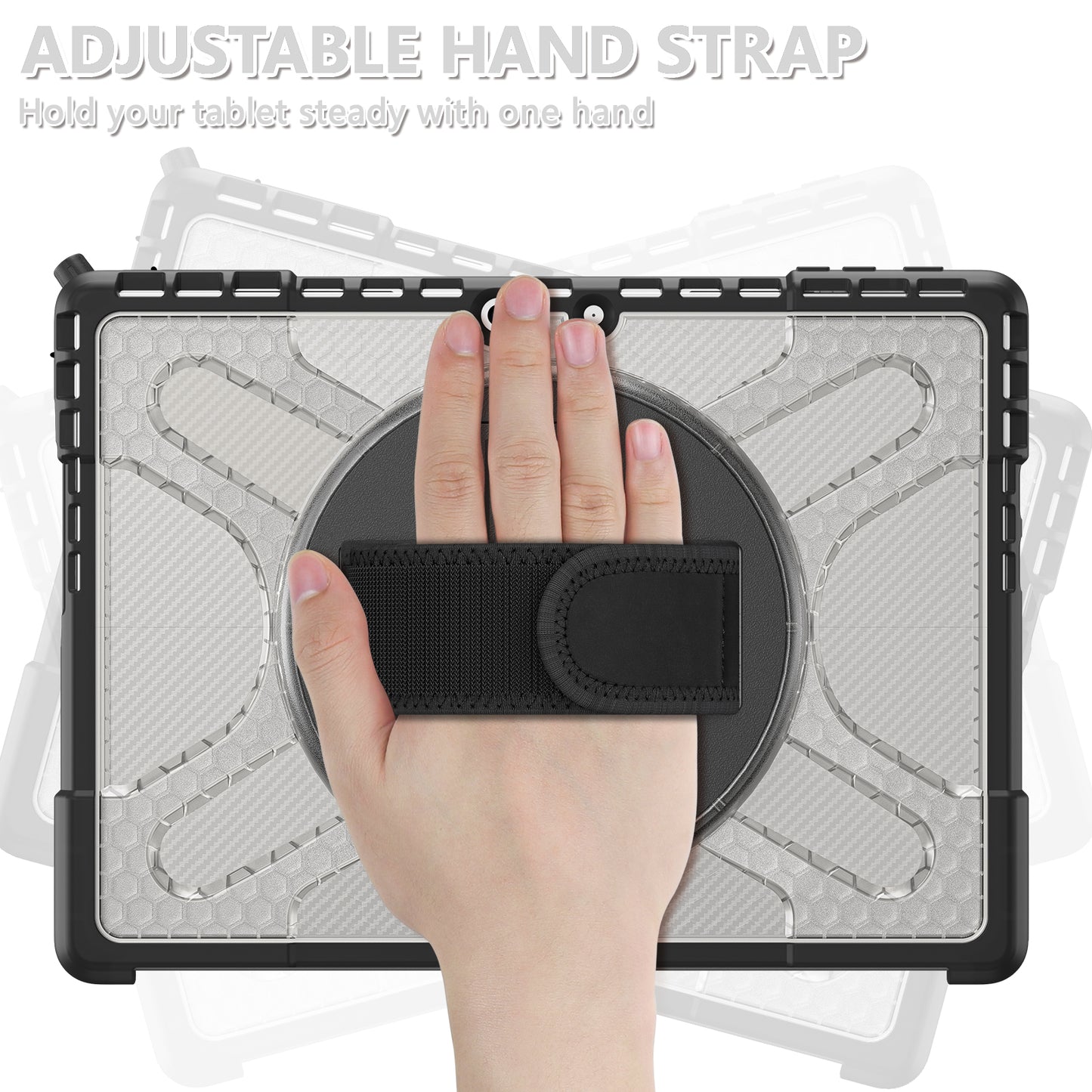 Pirate King Surface Pro 10 Case Heavy Duty Hybrid Protection