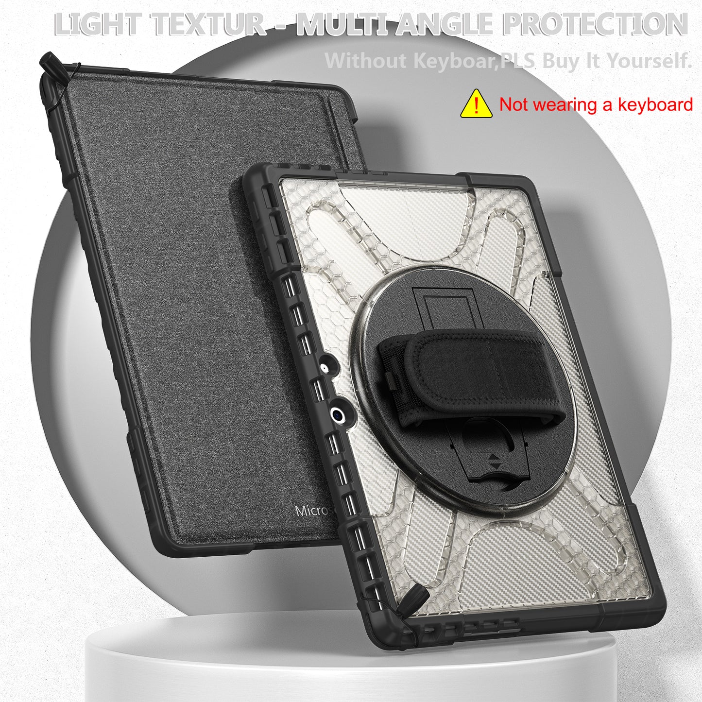 Pirate King Surface Pro 10 Case Heavy Duty Hybrid Protection