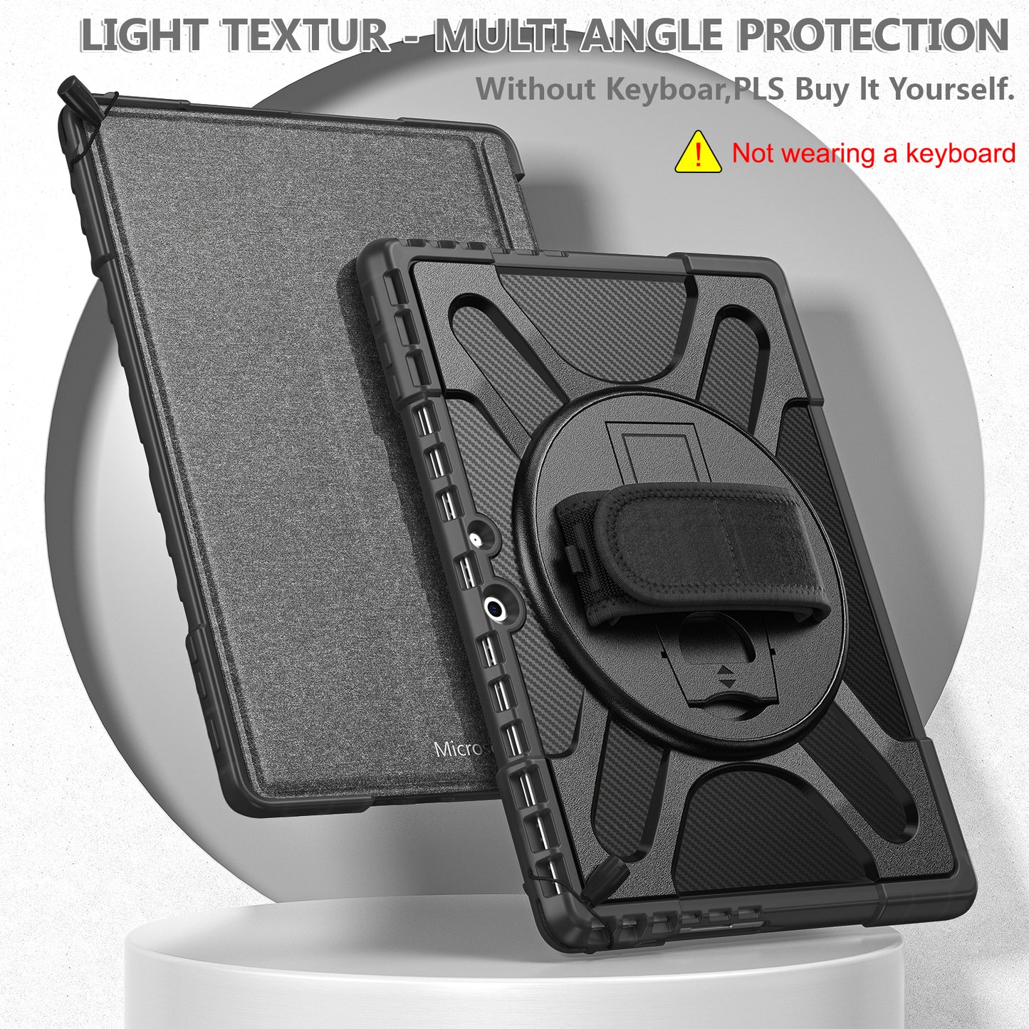 Pirate King Surface Pro 11 Case Heavy Duty Hybrid Protection