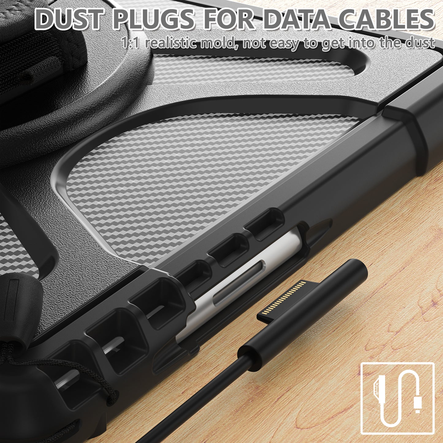 Pirate King Surface Pro 11 Case Heavy Duty Hybrid Protection