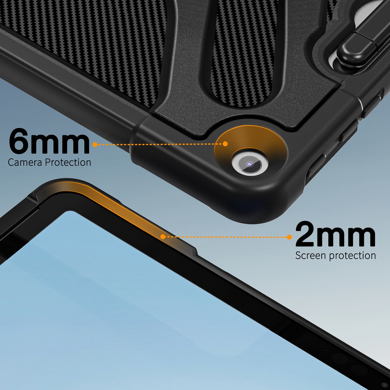 Pirate King Surface Pro 12 Case Heavy Duty Hybrid Protection