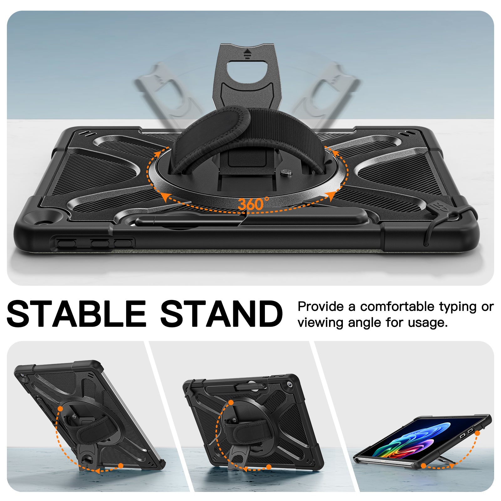 Pirate King Surface Pro 12 Case Heavy Duty Hybrid Protection