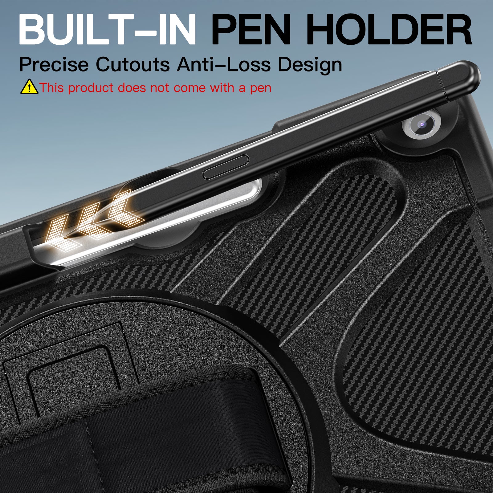 Pirate King Surface Pro 12 Case Heavy Duty Hybrid Protection