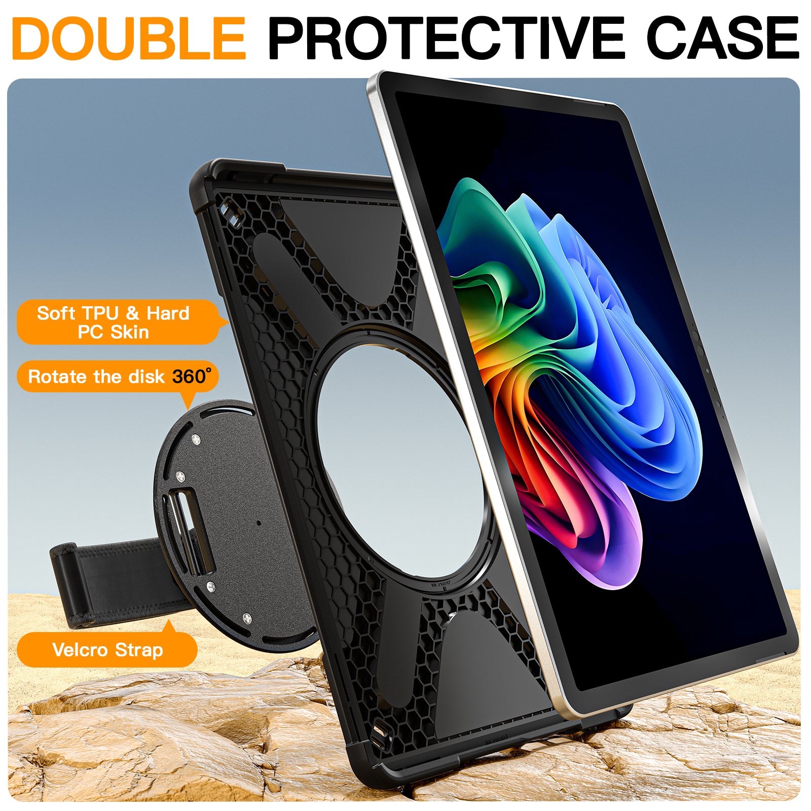 Pirate King Surface Pro 12 Case Heavy Duty Hybrid Protection