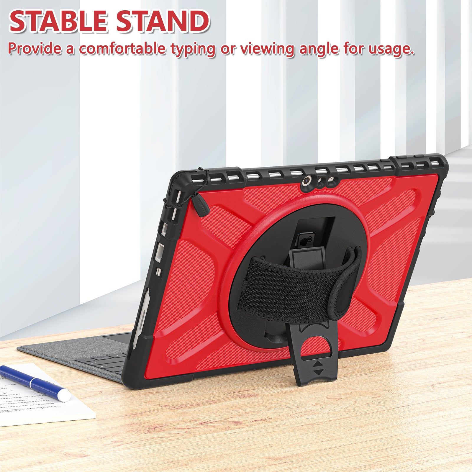 Pirate King Surface Pro 5 Case Heavy Duty Hybrid Protection