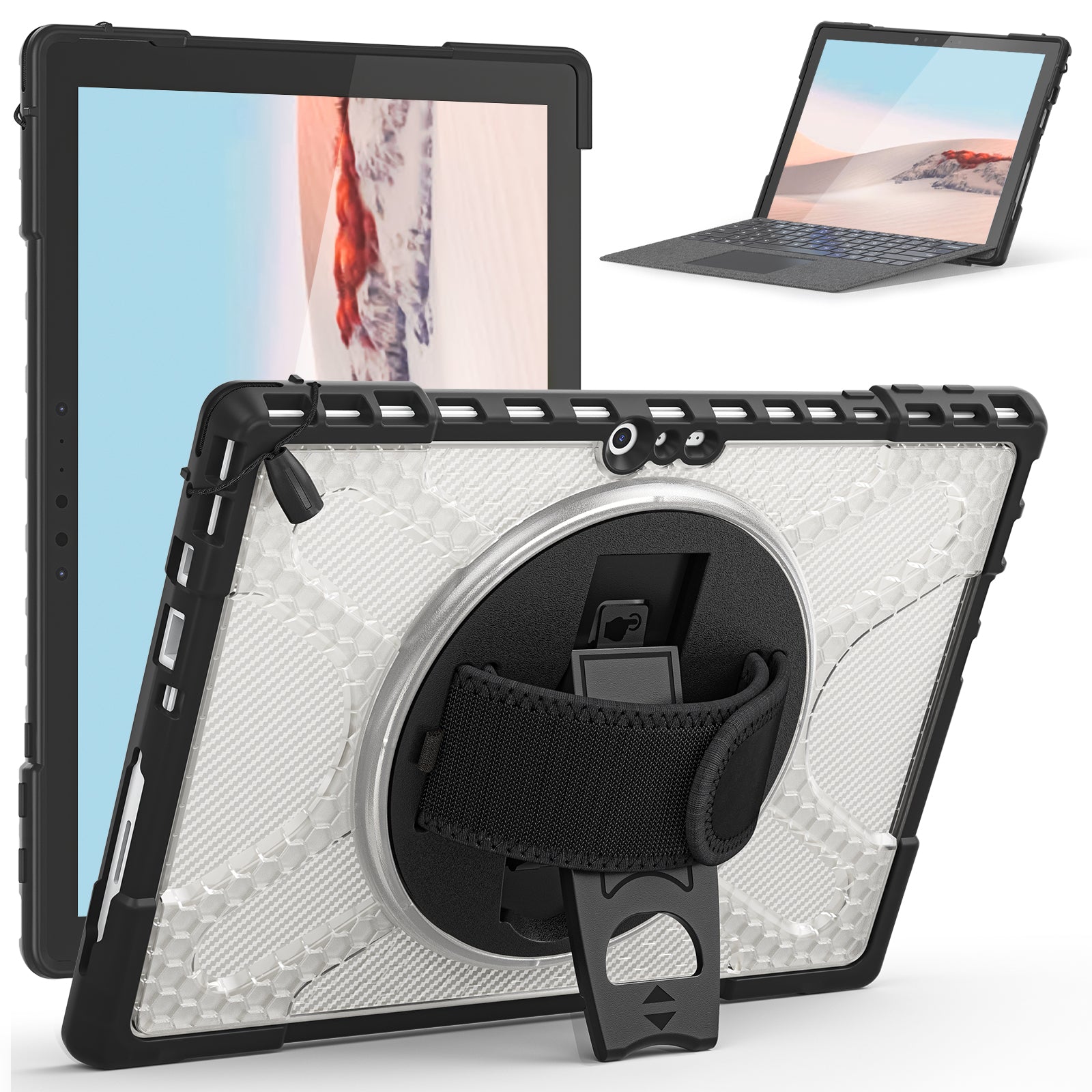 Pirate King Surface Pro 6 Case Heavy Duty Hybrid Protection