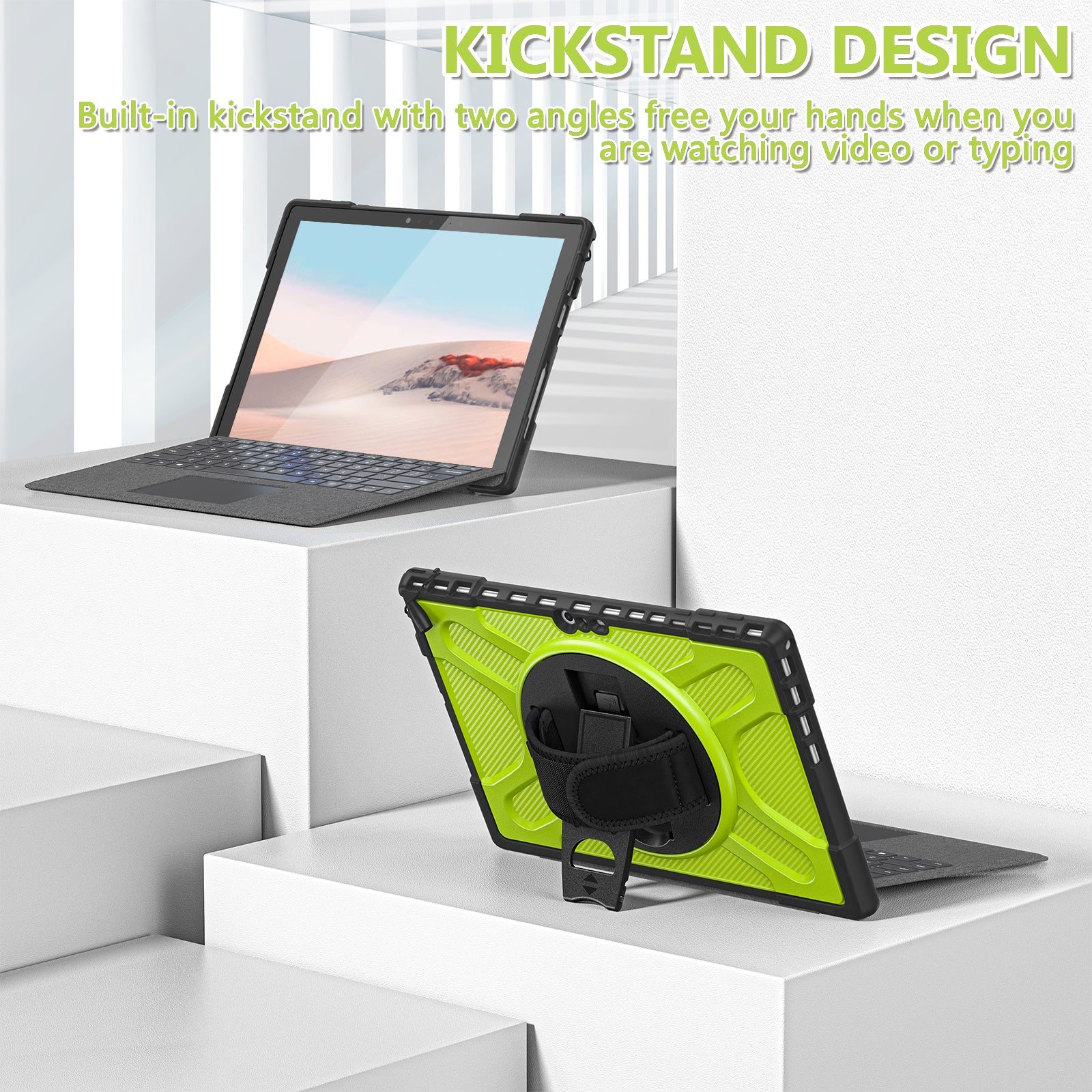 Pirate King Surface Pro 6 Case Heavy Duty Hybrid Protection