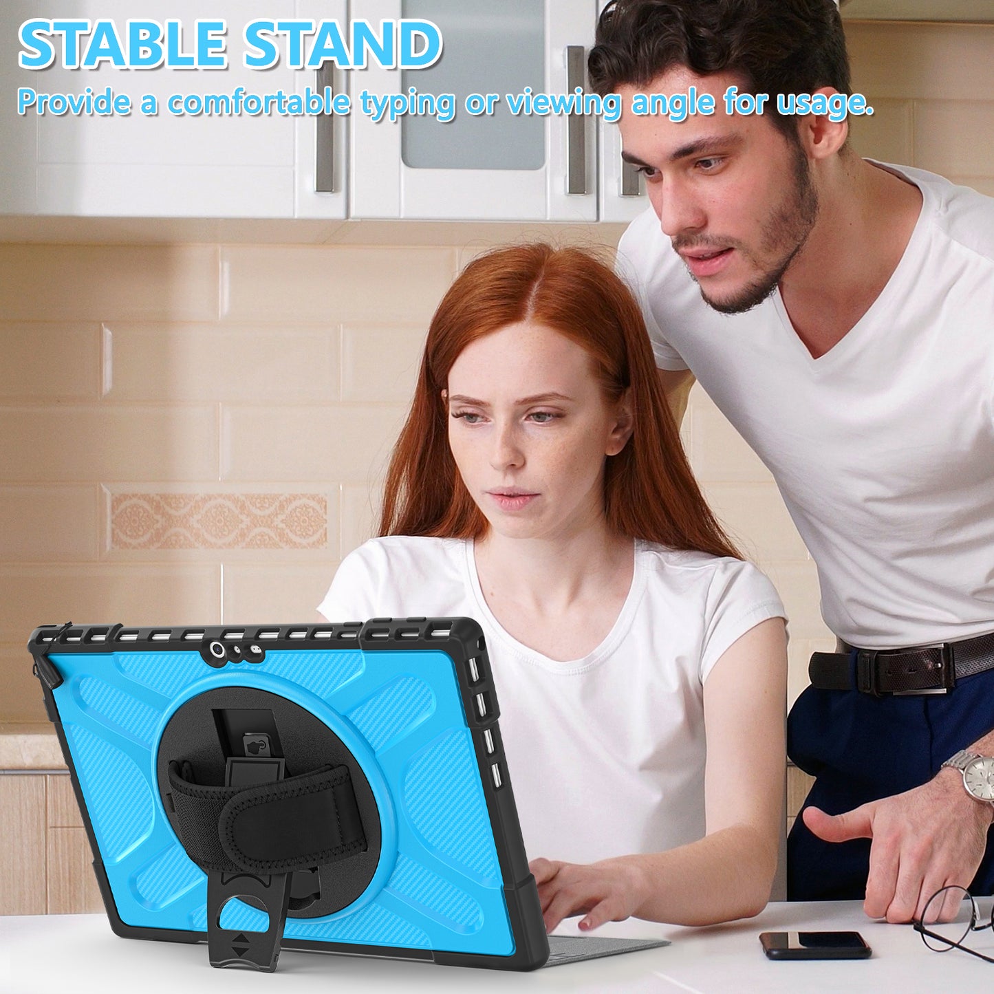 Pirate King Surface Pro 7 Case Heavy Duty Hybrid Protection