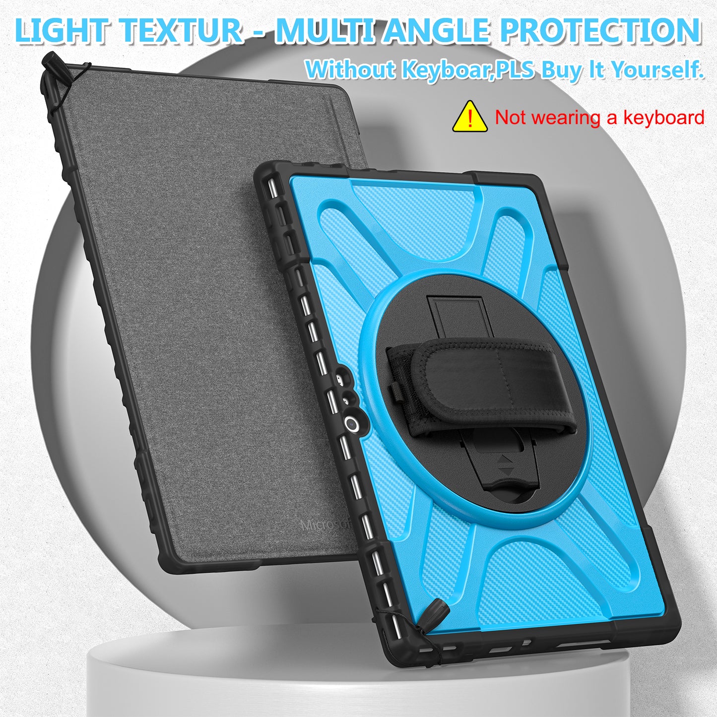 Pirate King Surface Pro 7 Case Heavy Duty Hybrid Protection