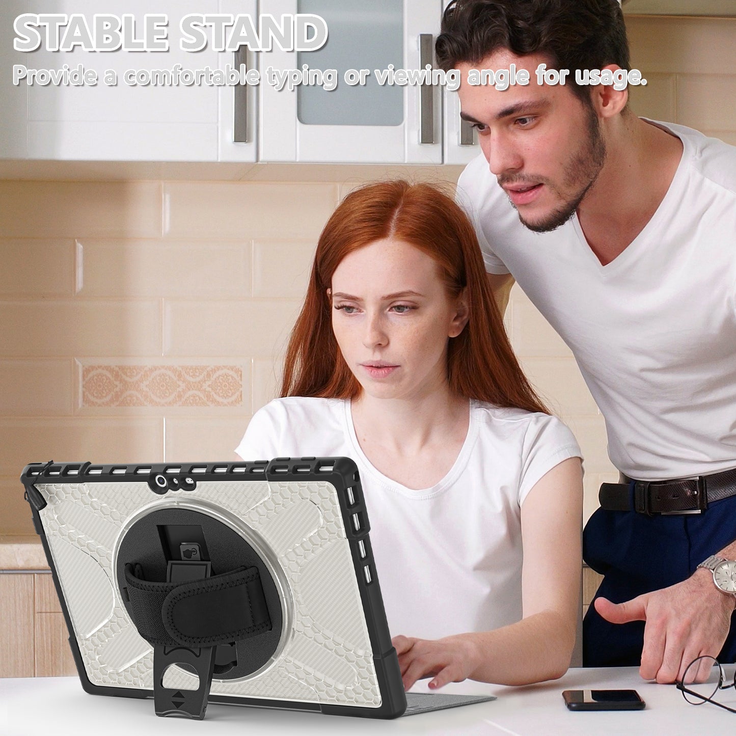 Pirate King Surface Pro 7 Plus Case Heavy Duty Hybrid Protection