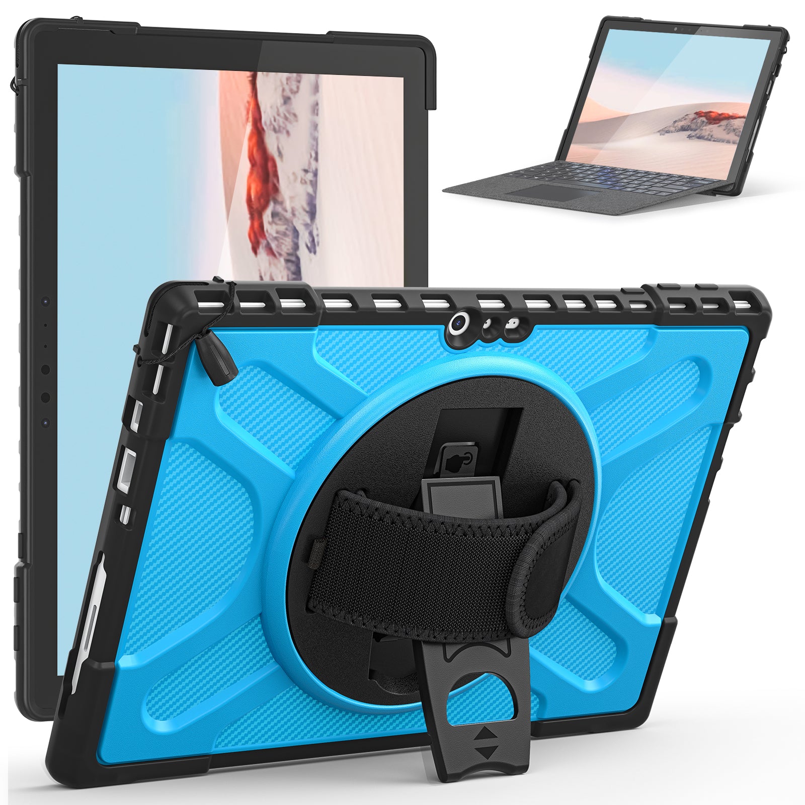 Pirate King Surface Pro 7 Plus Case Heavy Duty Hybrid Protection