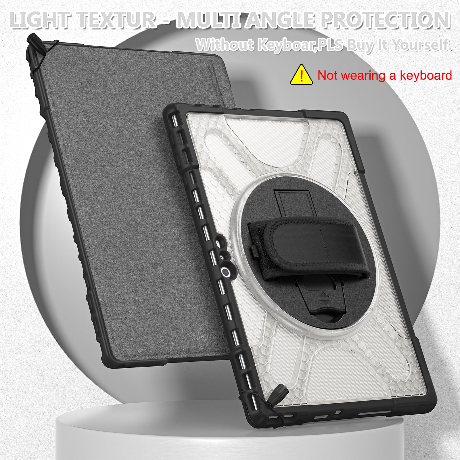 Pirate King Surface Pro 7 Plus Case Heavy Duty Hybrid Protection