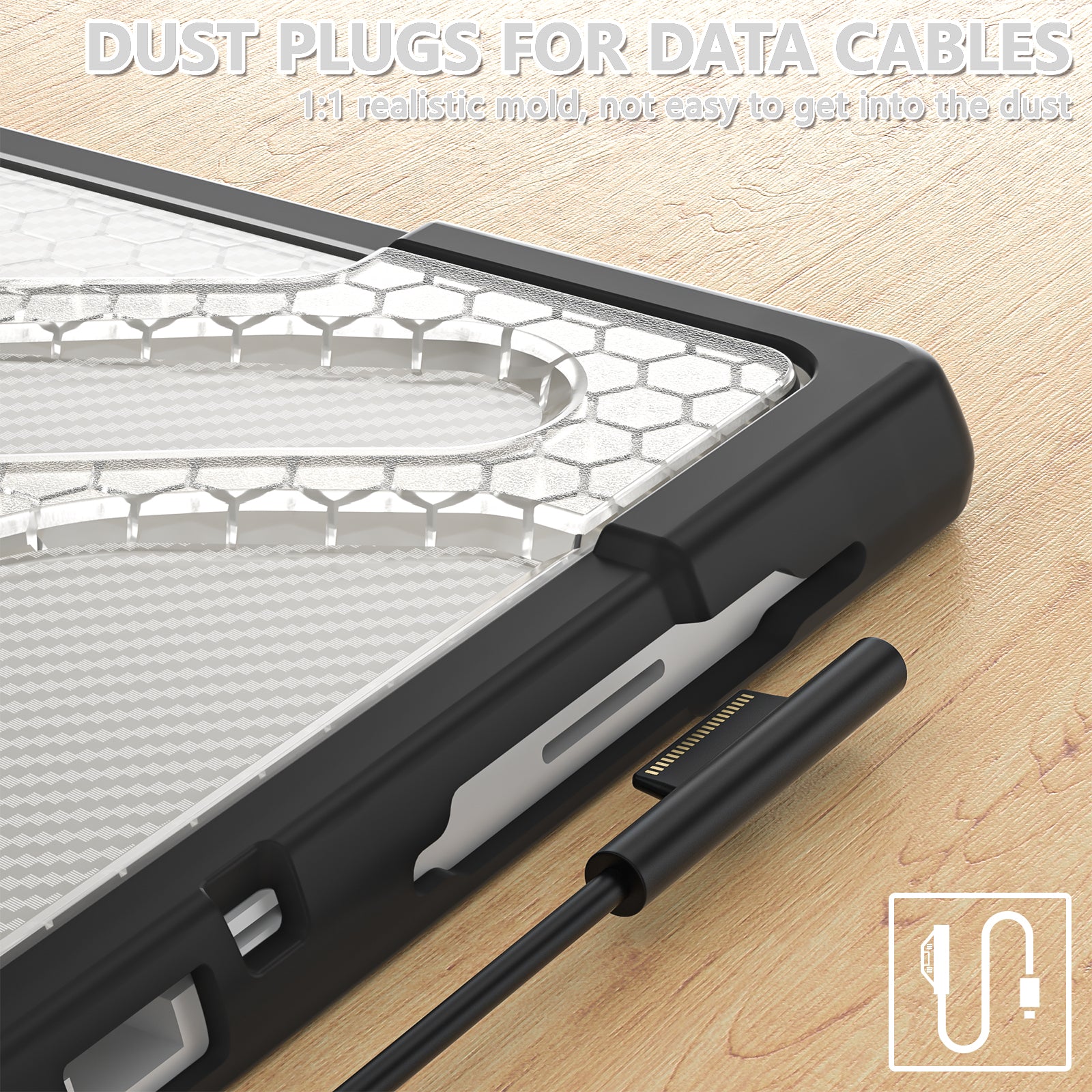 Pirate King Surface Pro 7 Plus Case Heavy Duty Hybrid Protection