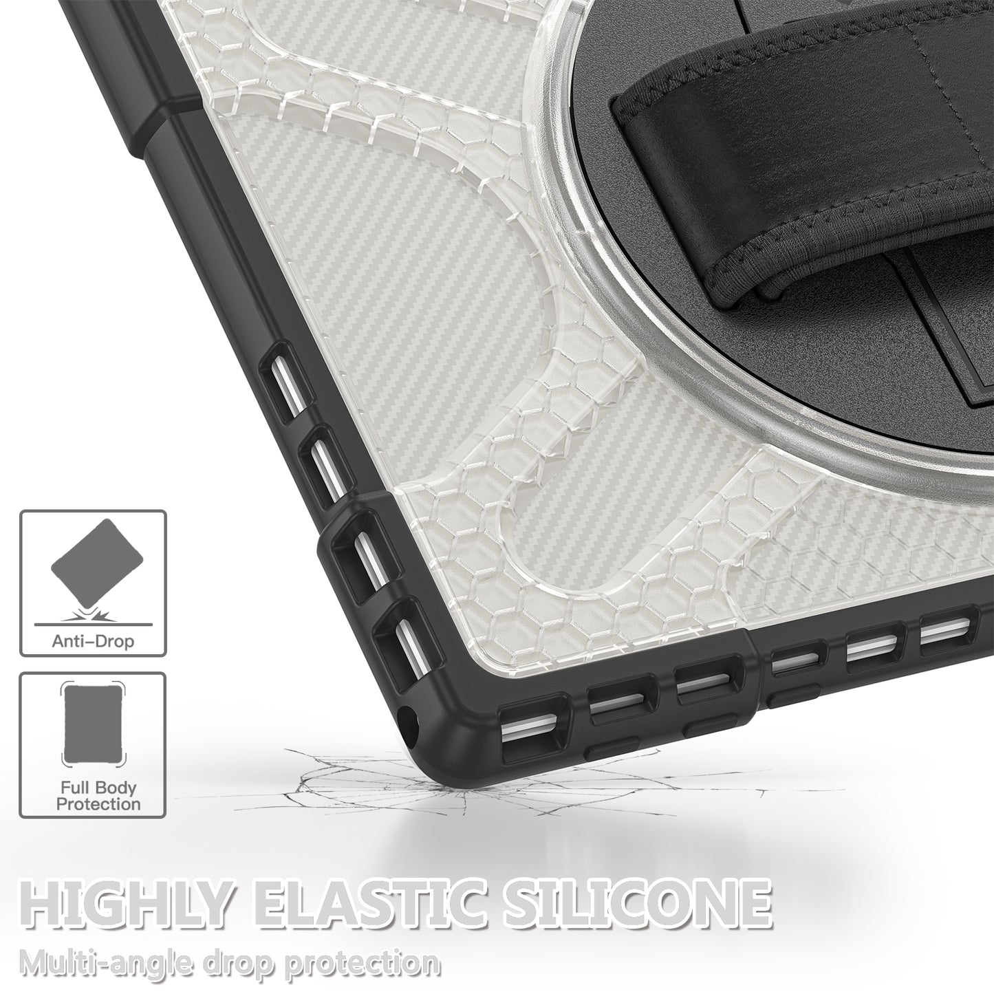 Pirate King Surface Pro 7 Plus Case Heavy Duty Hybrid Protection