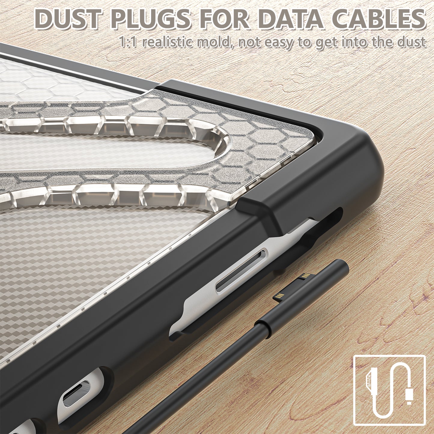 Pirate King Surface Pro 8 Case Heavy Duty Hybrid Protection