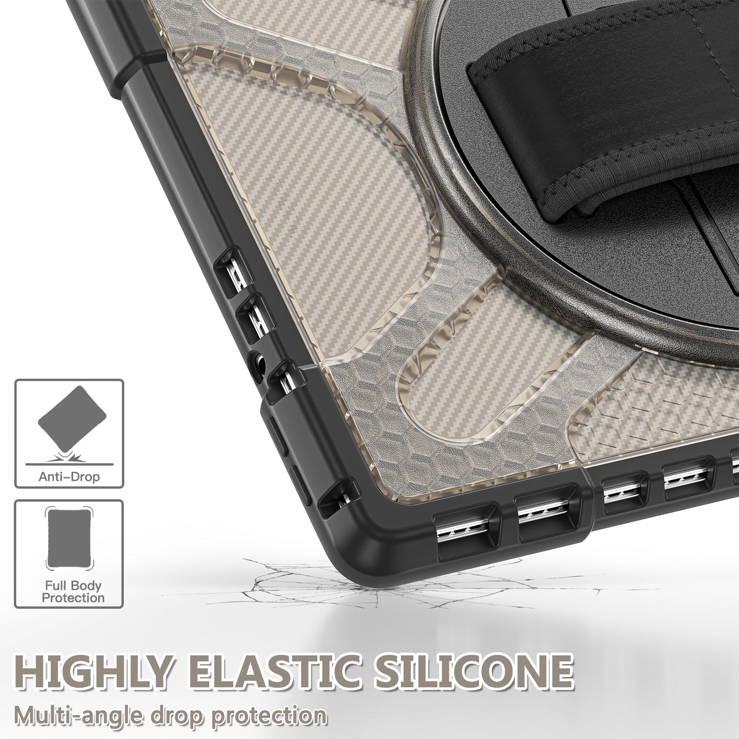 Pirate King Surface Pro 8 Case Heavy Duty Hybrid Protection