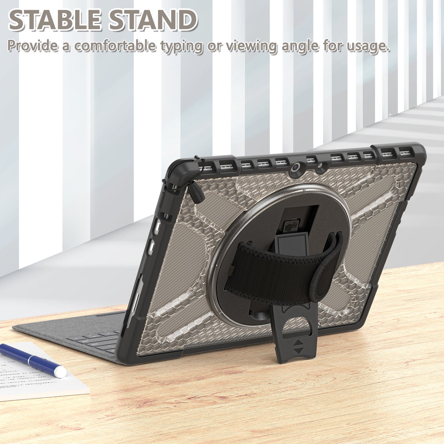 Pirate King Surface Pro 8 Case Heavy Duty Hybrid Protection